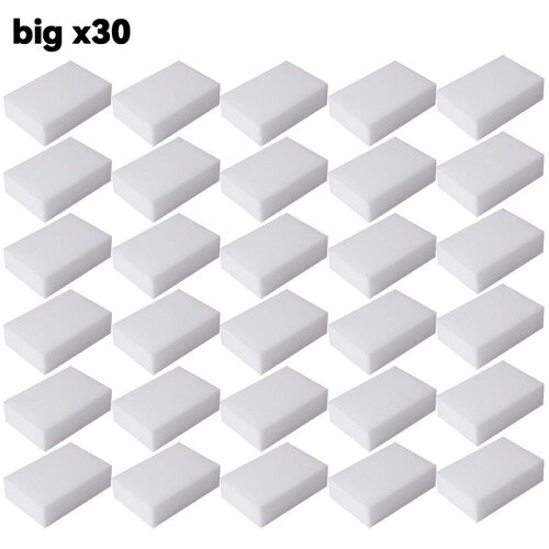 (big x30) Magic Sponge Melamine Eraser Cleaning Sponge Kitchen Bathroom Cleaner