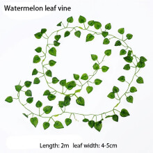 (Style D / 10M (5 String)) Artificial Ivy Garland Hanging Vine Fake Green Leaves Home Garden Wall Decor