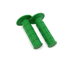 (H) Universal Motorcycle Handlebar Grips Rubber Dirt Pit Bike Motocross Handle Bar