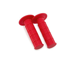 (I) Universal Motorcycle Handlebar Grips Rubber Dirt Pit Bike Motocross Handle Bar