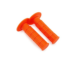 (F) Universal Motorcycle Handlebar Grips Rubber Dirt Pit Bike Motocross Handle Bar