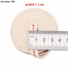 (A) 1M Flat Cotton Oil Lamp Wick Braided Replacement for Lantern Heater Stove