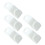 (White / 3PCS) Clothes Hanger Connector Hooks Space Saving Cascading Wardrobe Organiser Clips 1