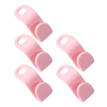 (Pink / 20PCS) Clothes Hanger Connector Hooks Space Saving Cascading Wardrobe Organiser Clips