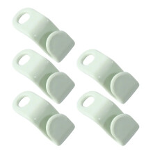 (Green / 3PCS) Clothes Hanger Connector Hooks Space Saving Cascading Wardrobe Organiser Clips