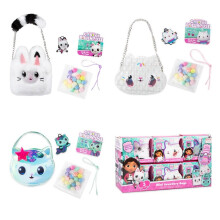 (1 Mini Handbag) Gabby’s Dollhouse Mini Handbag Inc Earrings & Charm Bracelet Making Kit
