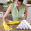 (small x10) Magic Sponge Melamine Eraser Cleaning Sponge Kitchen Bathroom Cleaner 4
