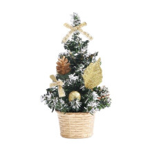 Tabletop Tree Home Christmas Small Desktop Decoration Party Ornament Family,Gold