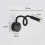 2X Modern LED Reading Wall Lamp Flexible Hose Bedside Wall Mounted Sconce Bedroom Study Book Wall Light with 8