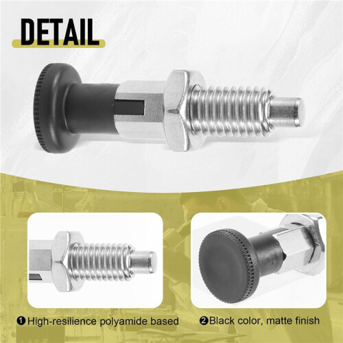 M10 Stainless Steel Self Locking Index Plunger Pin With Self Locking Function For Dividing  For Sophisticated Position Locating