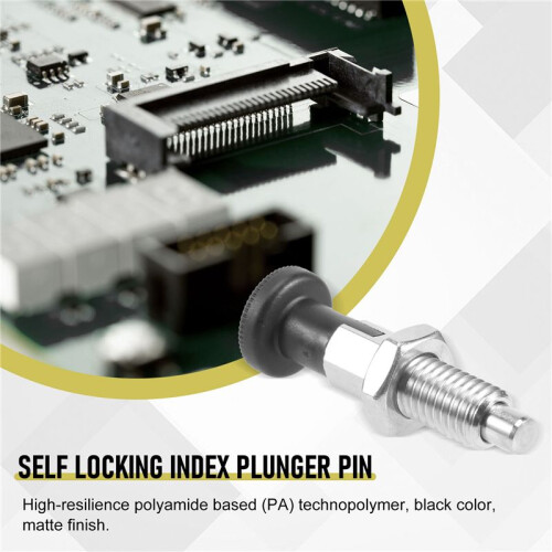 M10 Stainless Steel Self Locking Index Plunger Pin With Self Locking Function For Dividing  For Sophisticated Position Locating 2