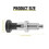M10 Stainless Steel Self Locking Index Plunger Pin With Self Locking Function For Dividing  For Sophisticated Position Locating 7
