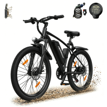 26" Electric Bike 36V10Ah Remov Battery 250W Motor