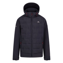 (XL, Dark Flint) Trespass Mens Alwero Softshell Hybrid Jacket