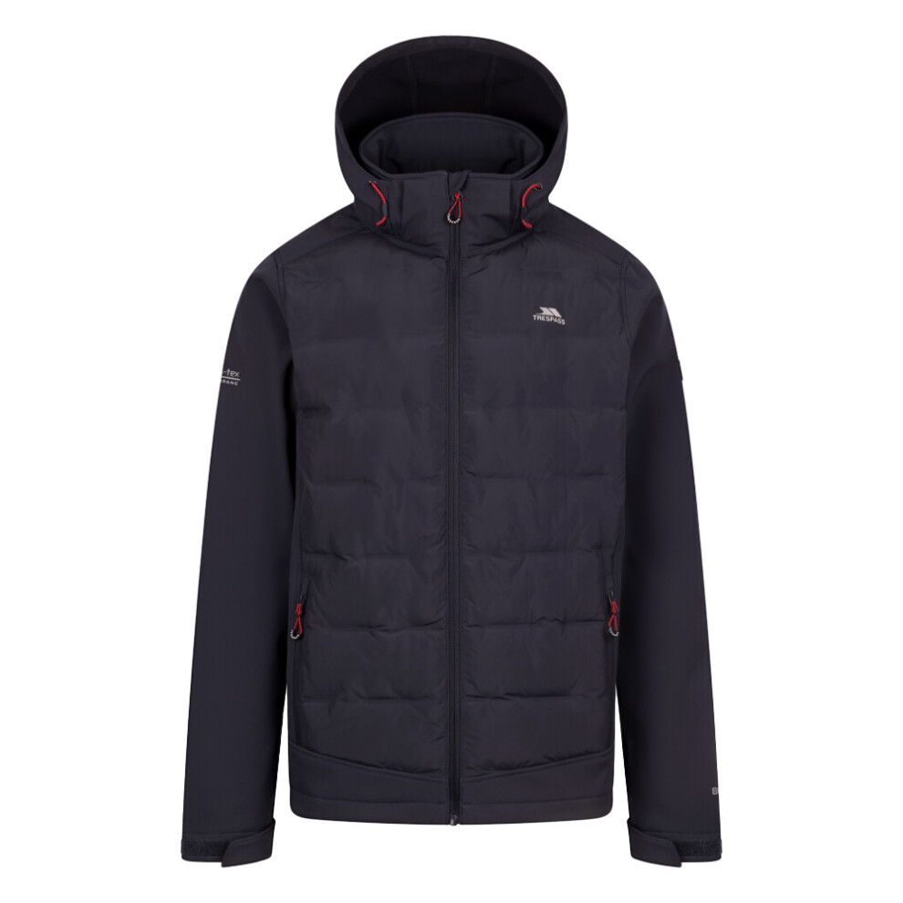 Trespass Men's Mid Grey Alwero Softshell Hybrid Jacket In | : Medium - Image 2
