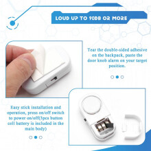 6Sets/Pack Wireless Anti Theft Apartment Burglar Alert Door Alarm Window for Home Security DIY Magnetic Sensor