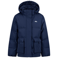 (9/10, Navy) Trespass Girls Quilted Waterproof Jacket - Mallows