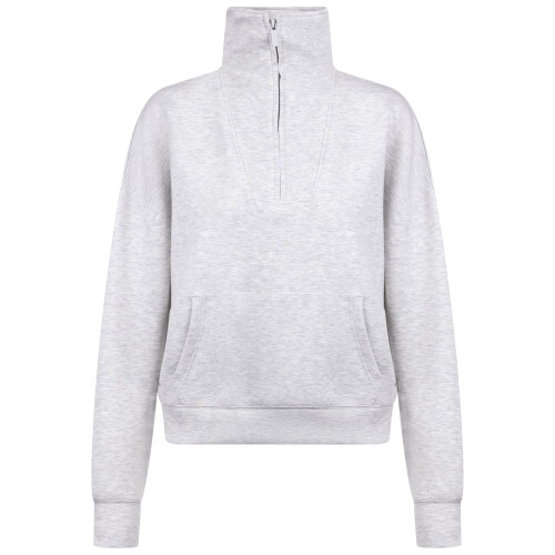 Trespass (10, Grey Marl) Trespass Womens Centre Half Zip Sweatshirt - Jean