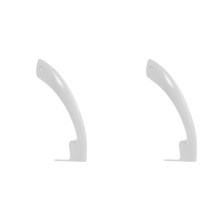 2X Refrigerator Door Plastic Handle Compatible for - Freezer Door Handle Replacement Grip Part