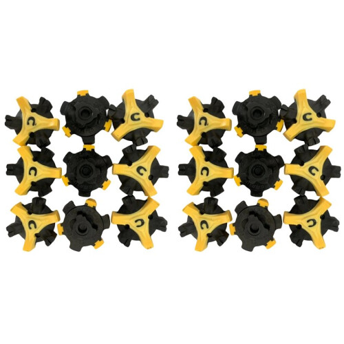 40 Pcs  Spikes Replacement Cleats - Rotating Shoe Spikes Q-LOK System