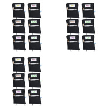 18 Tasche Portaoggetti per Sedie, Borse per Sedie, Tasche per Sedie per Aule, Tasche per Sedie per Studenti, Organizer per Sedie con Etichetta per il