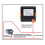 2X Digital AC Voltmeter Frequency Meter Tester Gauge LED Display Meter 50-500V 10.0-99.9hz Voltage Frequency Meter 6