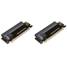 2X Karta Rozszerzeń PCI Express 5.0 16X High Speed Riser PCI-E do PCIe 16X Slot Connectors Konwerter PCIE X16 dla Serwera 1U 2U