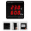 2X Digital AC Voltmeter Frequency Meter Tester Gauge LED Display Meter 50-500V 10.0-99.9hz Voltage Frequency Meter 7