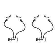 Metal Welding Holder, 4PCS Flexible Arms Soldering Third Helping-Hand PCB Stand Clamp Table Spring Tube Repairing Tool