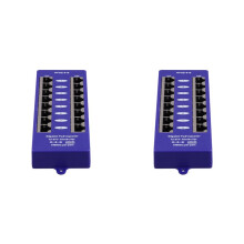 2X New 802.3af Mid-Span PoE Injector Mode B(4/5+,7/8-) Passive Gigabit 8 Port PoE Injector for Mikrotik UBNT CCTV