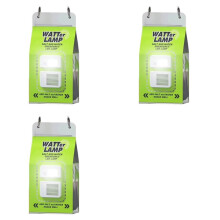 3X LED Salt Water Emergency Lamp Portable Camping Lamp Waterproof Salt Water Light for Outdoor Camping