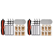2 Set Accessories Compatible with H50 PRO / OV42GL Robot Vacuum Cleaner Main Side Brush Mop Cloth HEPA Filter Dust Bag Spare