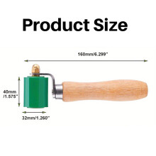 2st 40mm Handmatige Drukrol van Siliconen Hoge Temperatuur Naden voor Dakwaterdichting PVC, HDPE, TPO, LDPE, EPDM, HPDE