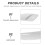2X Refrigerator Door Plastic Handle Compatible for  - Freezer Door Handle Replacement Grip Part 9