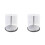2X Large Capacity CD/DVD Storage Container Clear Plastic DVD Holder Compact Disk Organizer for Home Office Shelf 1