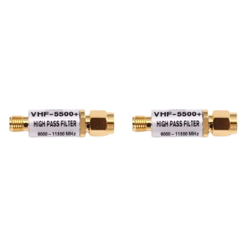2X High Pass Filter VHF-5500+ 6000-11500MHz  Circuits