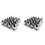 40PCS 33mm Chrome Lug Nut Covers ABS Plastic Push- for Semi Trucks 1