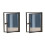 2X Window Screen with Small Window, Enhanced Wind Resistance, Easy Installation Grey 1
