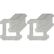 Paños de Limpieza para Robots Limpiacristales para Winbot W2S / W2S Omni, Almohadillas de Microfibra Lavables (16 Unidades)