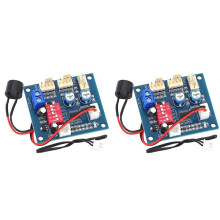 2X PWM PC CPU Fan Speed Controller with Temperature Probe, 12V 5A - Stlxy