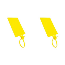 Scellés en Plastique Étiquettes D'Expédition Utilisation Logistique  Sign Tie Label Tie, 255 mm de Longueur Totale, Paquet de 200 Pièces