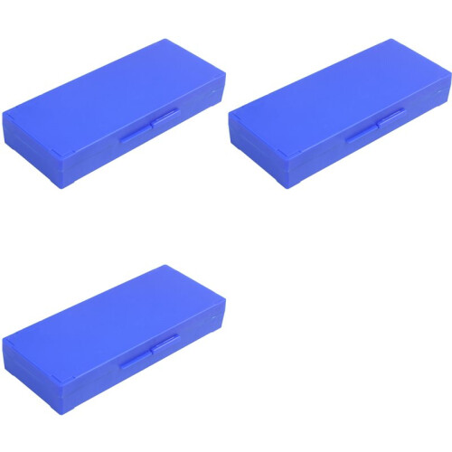 3X Plastic 50-Place Microslide Slide Microscope Box,