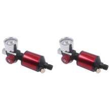 2X Régulateur D'Air avec Filtre à Air Pulvérisation Régulateur D'Air Jauge Air Pulvérisation en Ligne Piège à Eau Filtre Outils Régulateur de