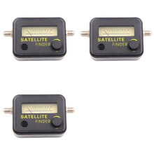 3X for Satellite Finder Receiver Find Alignment Signal Meter Receptor for Sat Dish TV LNB Direc Digital TV