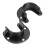 8PCS Closet Rod Brackets Support Flange Holders with Screws U Shaped Wardrobe Bracket Pole Socket End Caps for 32mm Rods 6