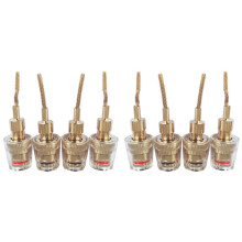 8Pcs 2mm Pin to 4mm Banana Female OFC Pure Copper Gold Plated 24K Cable Plug for HiFI DIY Wire Connector Terminals