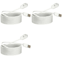 3X Magnetic Charging Cable for Arlo Pro 3, Arlo Pro 4, Arlo Pro 5S 2k, Arlo Ultra, Arlo Ultra 2 Security 10ft