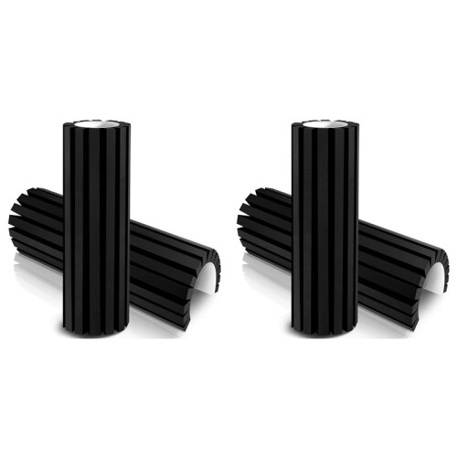 4Pcs Garage Wall Protector, Black Foam Garage Bumpers for Parking Car, Corner Guard & Pole Protector Padding