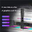 2X COOLMOON Aluminum GPU Brace Adjustable  Card GPU Holder for Vertical GPU in PC Case Universal Black 5