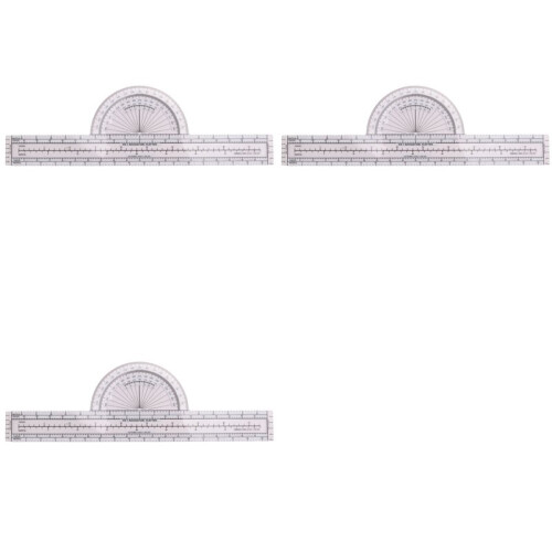 3X Aviation Navigation Plotter, Premier Fixed Plotter with WACCharts, Flight Planning Routes Tools for Pilots